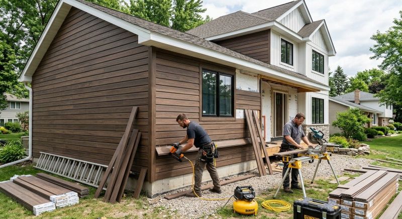 Faux Wood Siding Installation in Fairfield County, CT